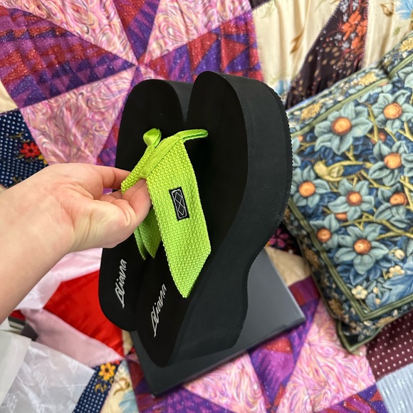 3/50$ Platform wedge mules US 9 / EU 39 / NEW - Picture 7 of 10